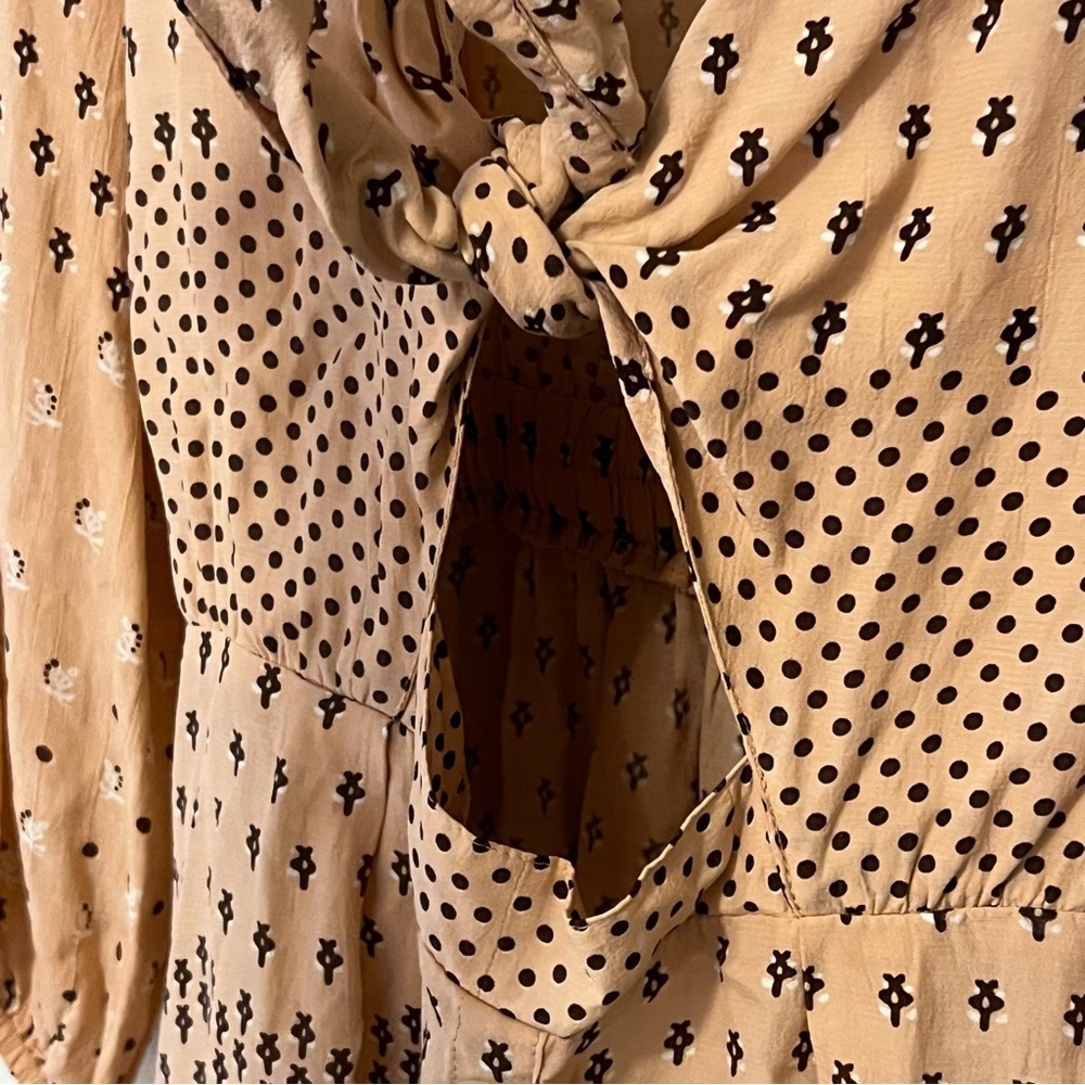 Faithfull the brand Trinidad tunic dress in pink Anthropologie Large mini whimsy - Picture 13 of 16
